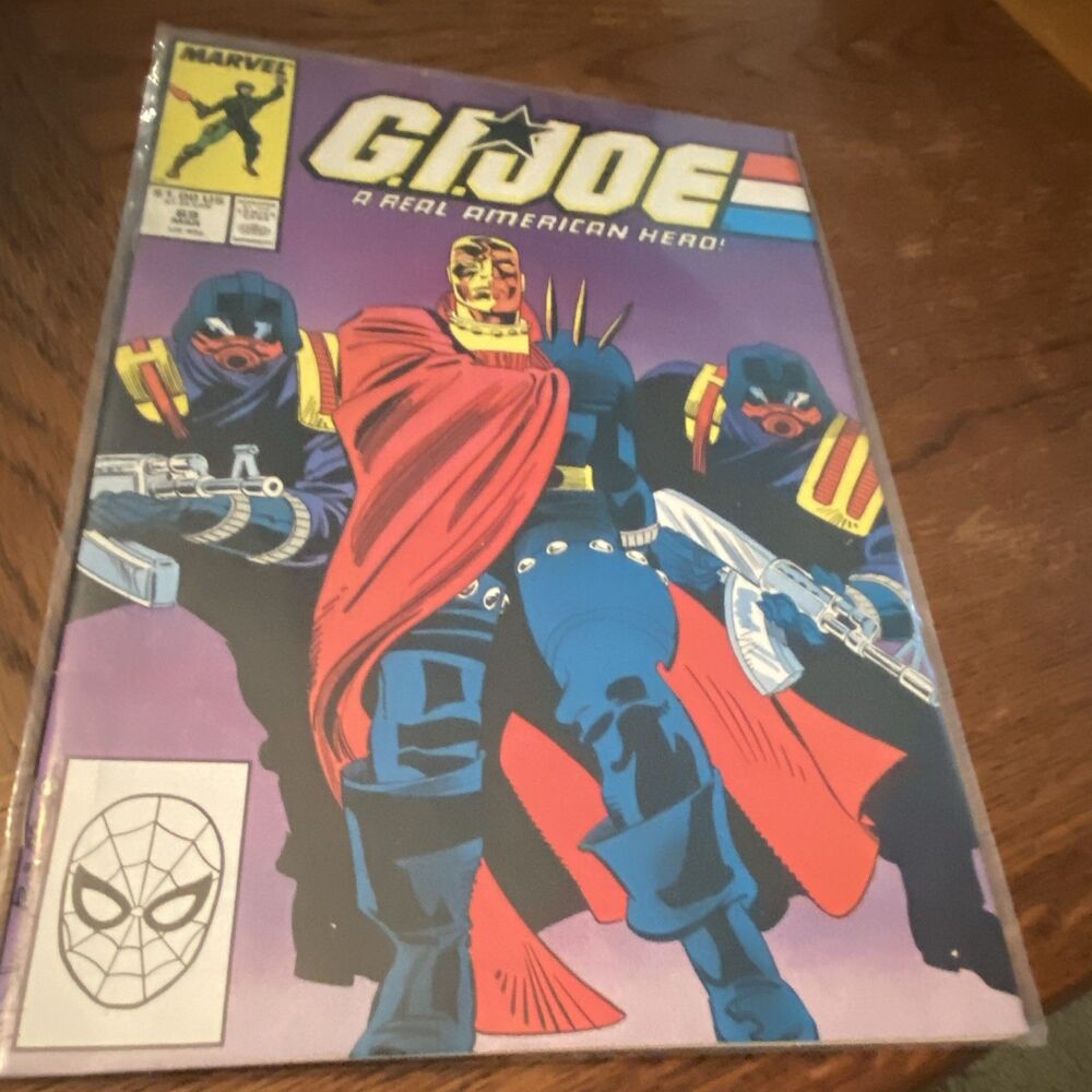 G.I. JOE MARVEL COMIC BOOK #69 VERYGOOD 1988 VINTAGE COLLECTOR PLASTIC PROTECTOR